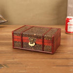 Retro desktop book organizing boxes