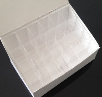 Lipstick rack 24 compartment storage Suitable for lipstick, eyebrow pencil, eyelash pen and other cosmetic storage and merchandise display