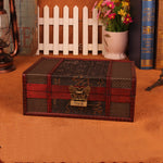 Retro desktop book organizing boxes