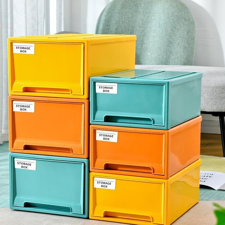Colorful Wardrobe Organizing Boxes Storage Drawers Household Style