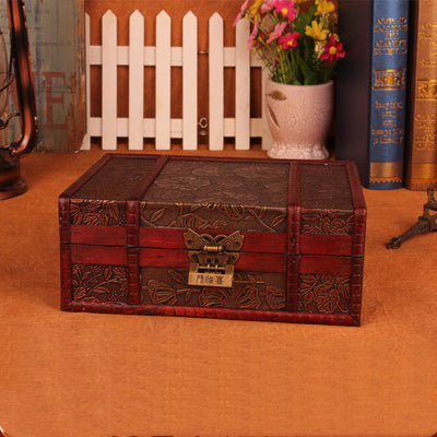 Retro desktop book organizing boxes