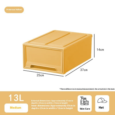 Colorful Wardrobe Organizing Boxes Storage Drawers Household Style