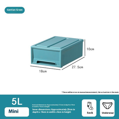 Colorful Wardrobe Organizing Boxes Storage Drawers Household Style