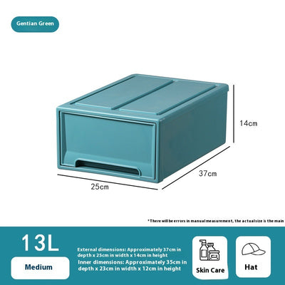 Colorful Wardrobe Organizing Boxes Storage Drawers Household Style