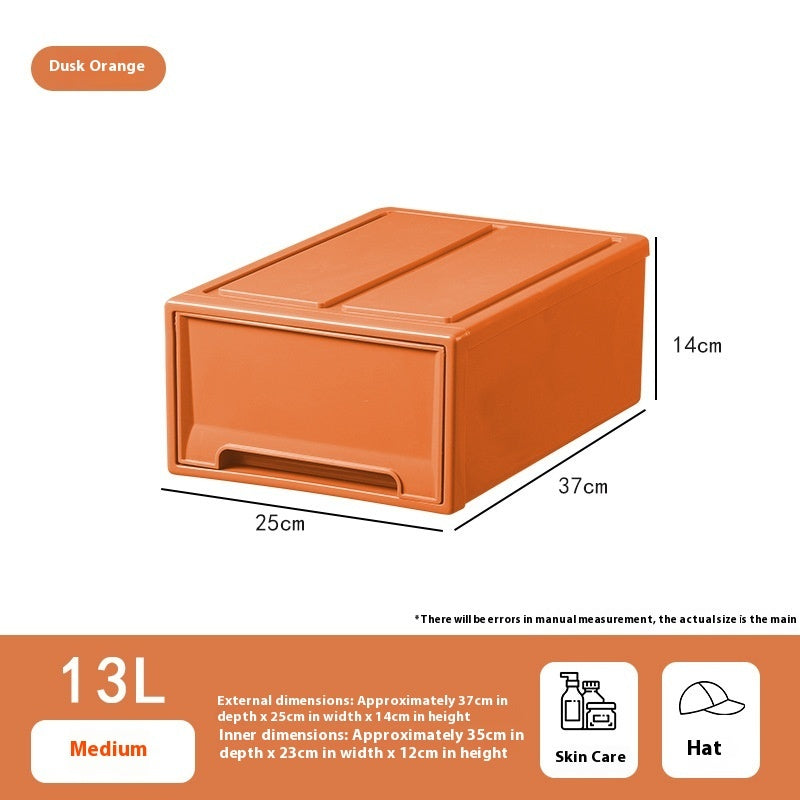 Colorful Wardrobe Organizing Boxes Storage Drawers Household Style
