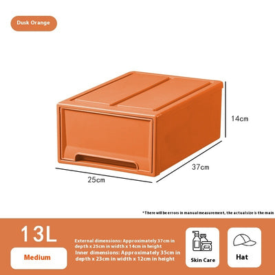 Colorful Wardrobe Organizing Boxes Storage Drawers Household Style