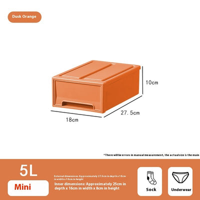 Colorful Wardrobe Organizing Boxes Storage Drawers Household Style