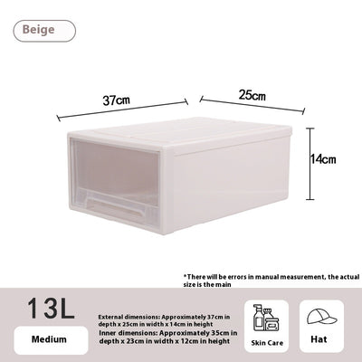 Colorful Wardrobe Organizing Boxes Storage Drawers Household Style