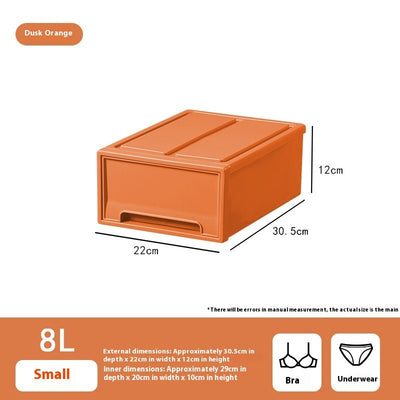 Colorful Wardrobe Organizing Boxes Storage Drawers Household Style